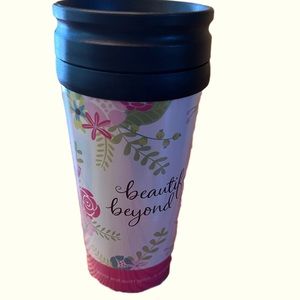 Colorful travel coffee mug